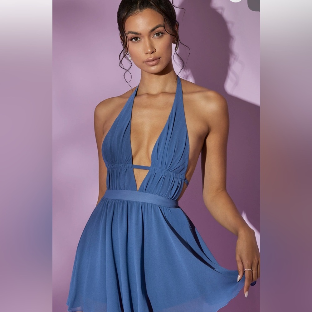 Oh Polly blue romper